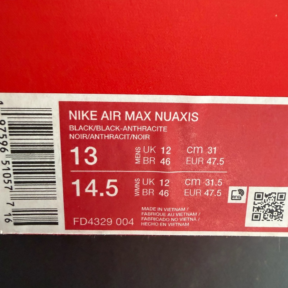 Nike Men's Black and Gray Sneakers - Picture 2 of 3